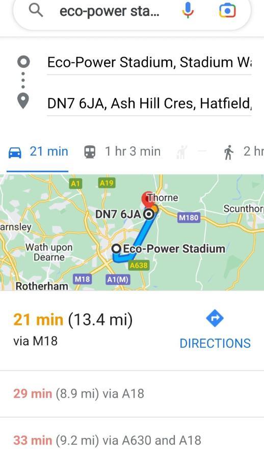 Hilltop Place Suites Near Doncaster Racecourse Exteriör bild